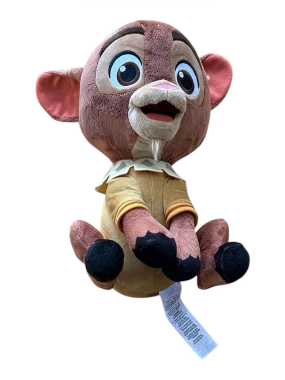 Disney Store WISH Movie VALENTINO Goat Plush 13" Stuffed‎ Animal Toy Pajamas